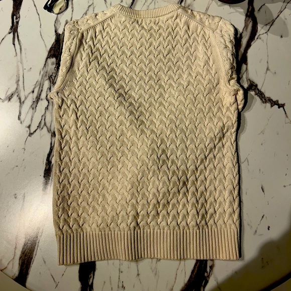 Banana Republic Cable Knit Cream Sweater - Picture 2 of 3